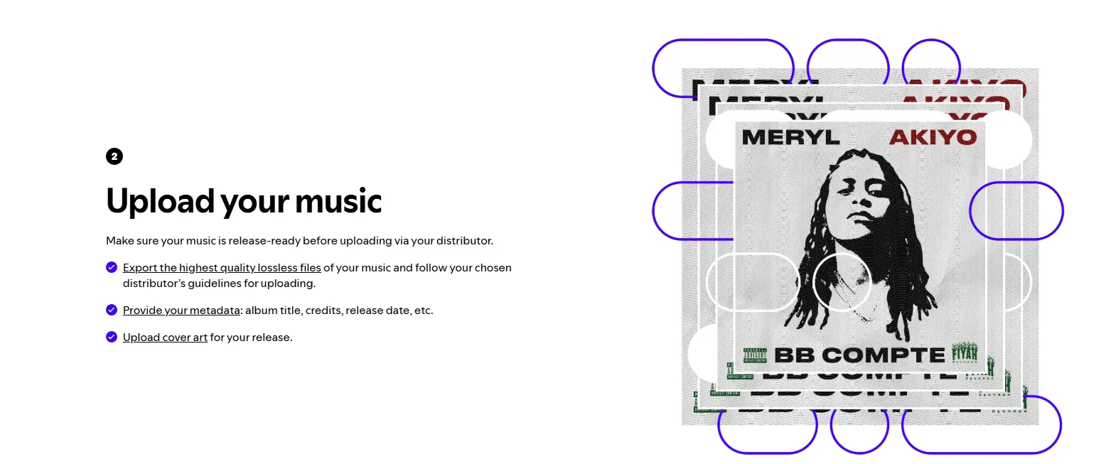 Spotify for Artists music performance page